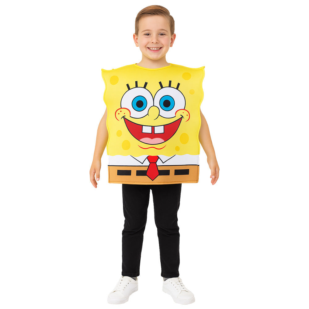 Halloween cos party performance costume anime performance wear Pie star SpongeBob cosplay costume
