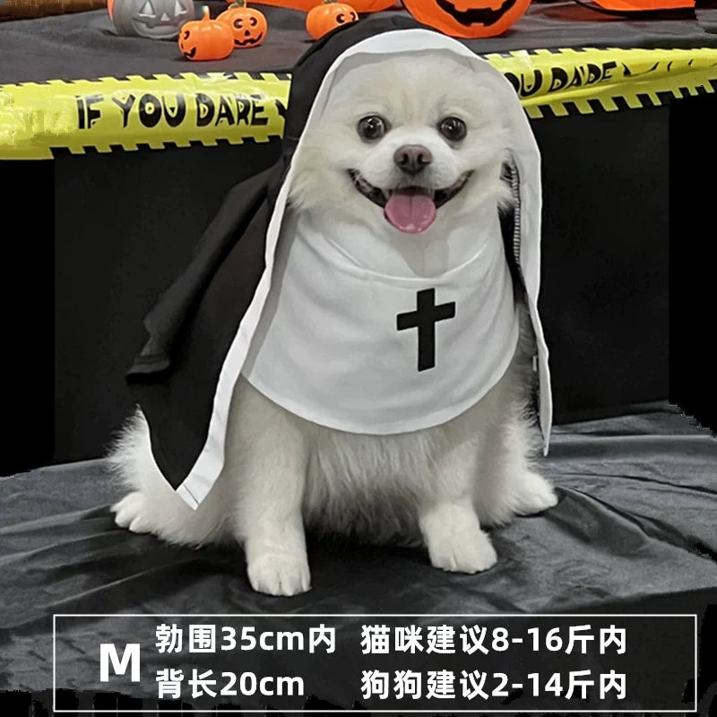 Pet Halloween Cape Vampire Count Cloak