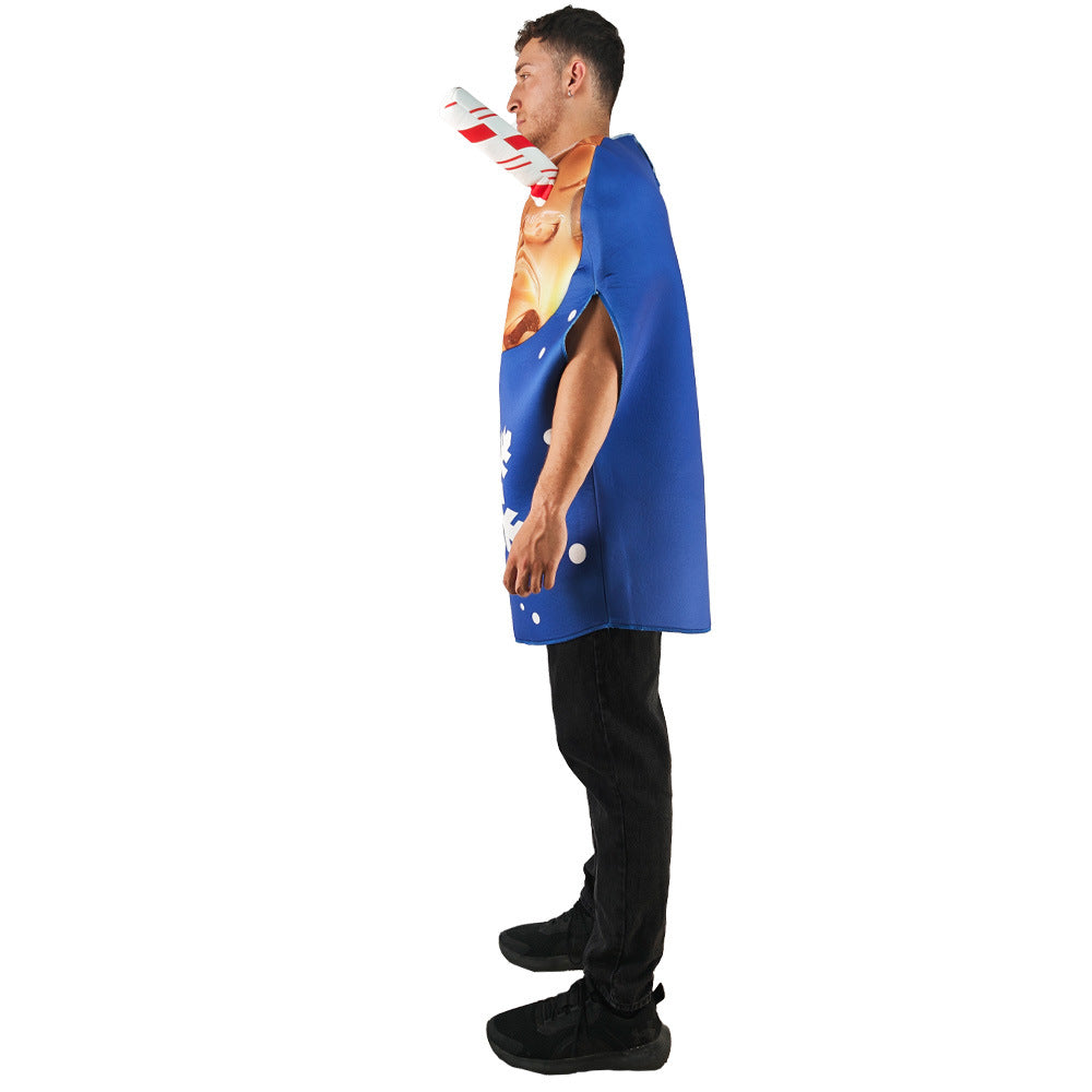 Factory Direct sales Halloween costume fun spoof Milk Cup play Costume Party campus performance cos costume