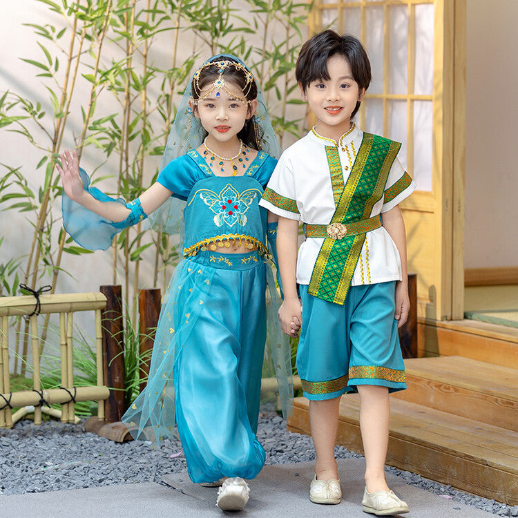 Children's new Chinese style Tang costume Han costume boys' summer Chinese style Dai girls' ethnic style dragon boat festival costume