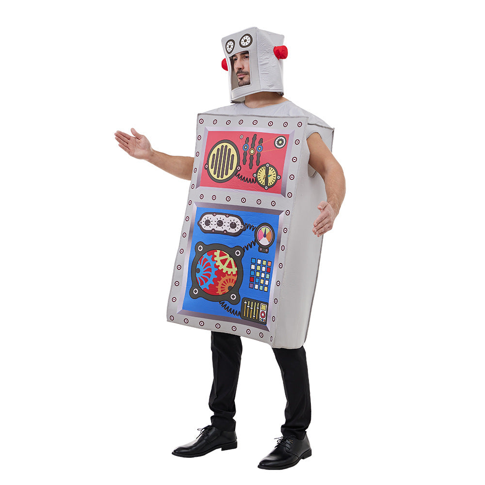 Halloween new adult robot sponge costume alien Lego funny party costume fun cosplay clothes