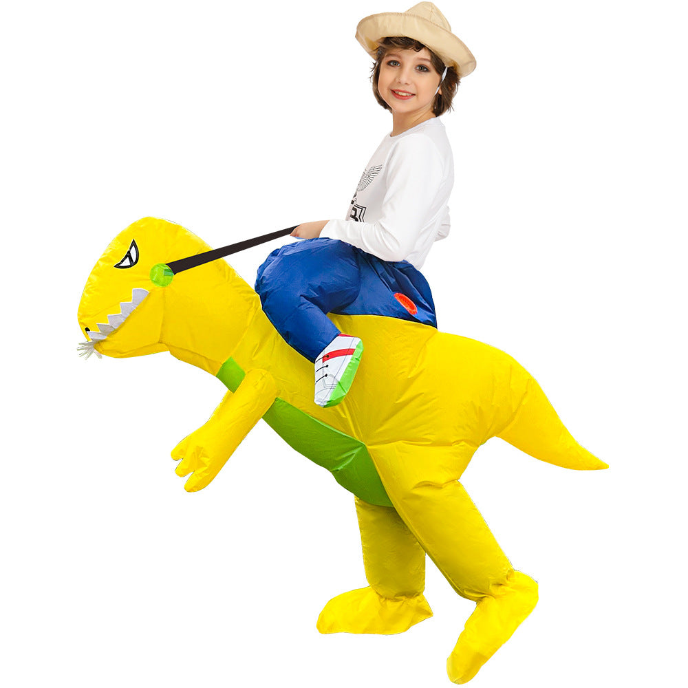 Halloween dinosaur inflatable clothing cross-border Flamingo rabbit funny inflatable doll costume animal performance wear props