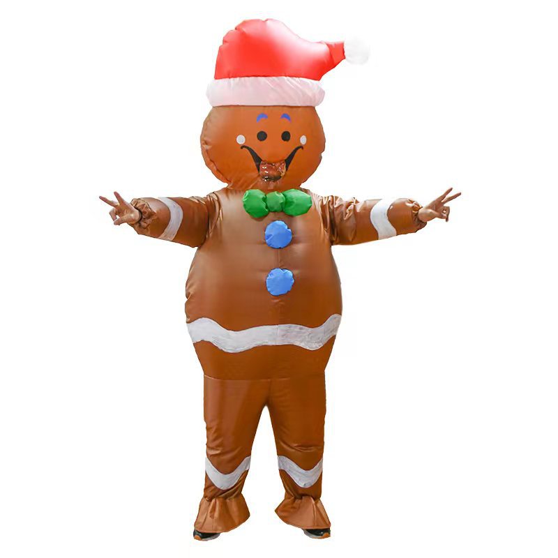 Factory Direct Supply Santa Claus inflatable clothing Christmas tree inflatable clothing pack Christmas Snowman inflatable clothing costumes