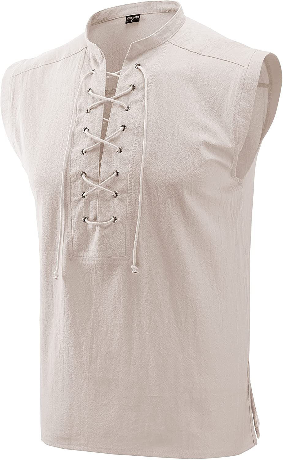 2025 Amazon wish New Men's medieval costume retro men short vest Halloween costume