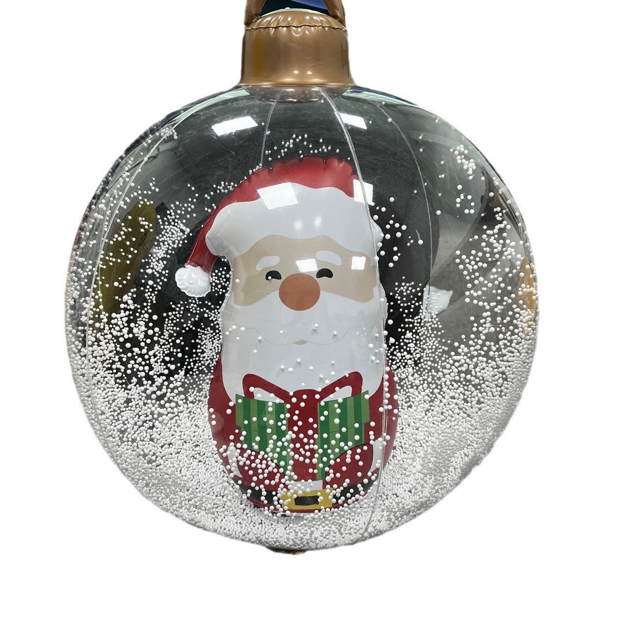2023 new inflatable Christmas ball inflatable LED Christmas luminous hanging ornament crafts children Christmas snowman