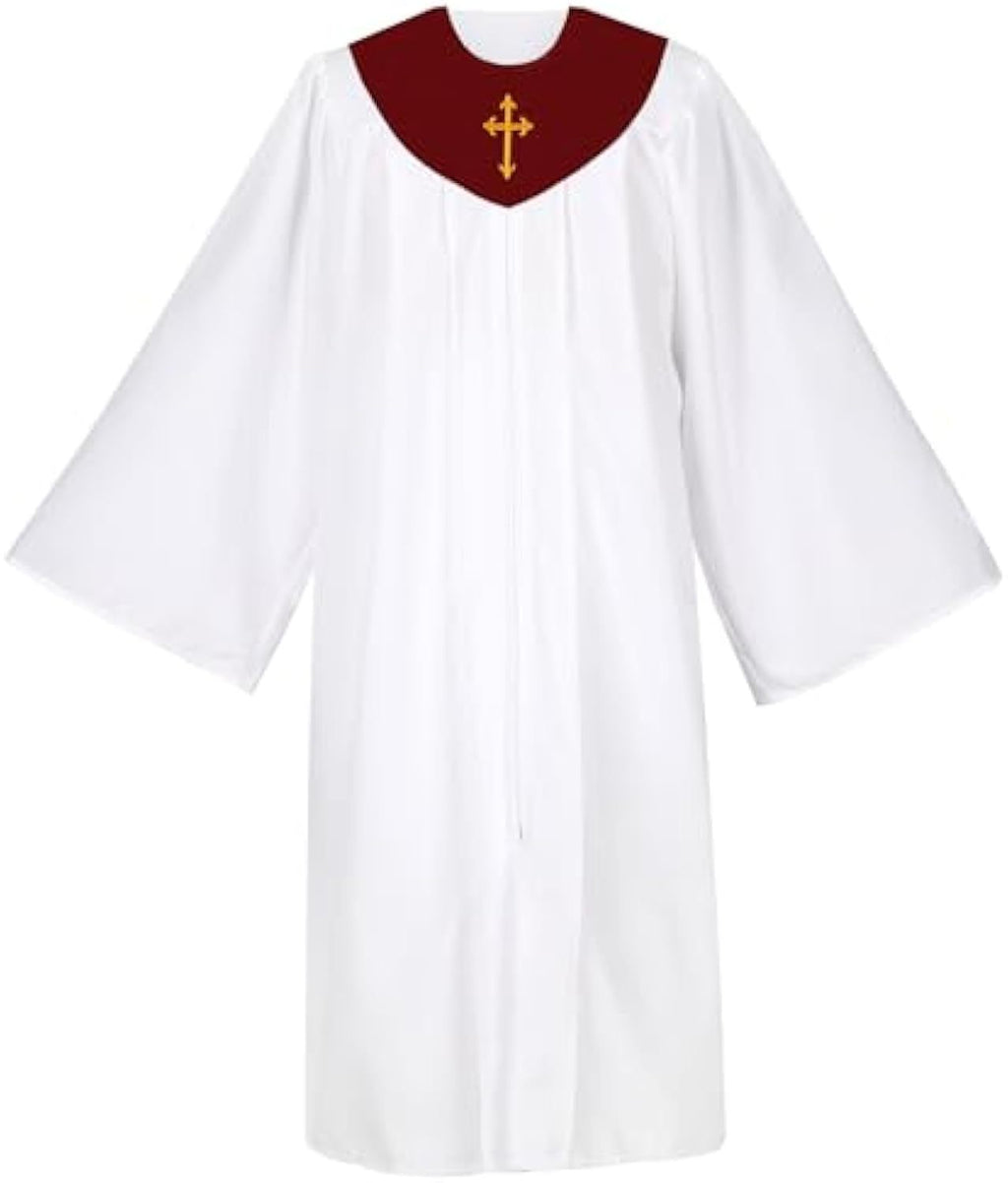 Amazon clergy costume priest cos costume baptism robe men and women priest costume choir costumes