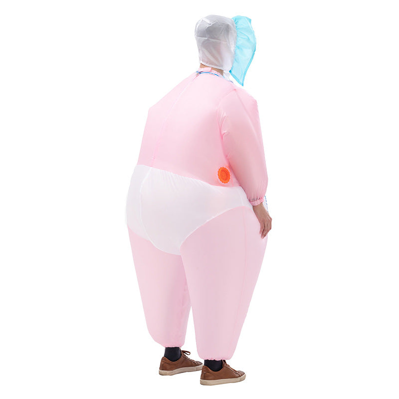 Stage dress up performance costume cute baby inflatable clothing Cartoon Doll role play baby Funny inflatable clothing