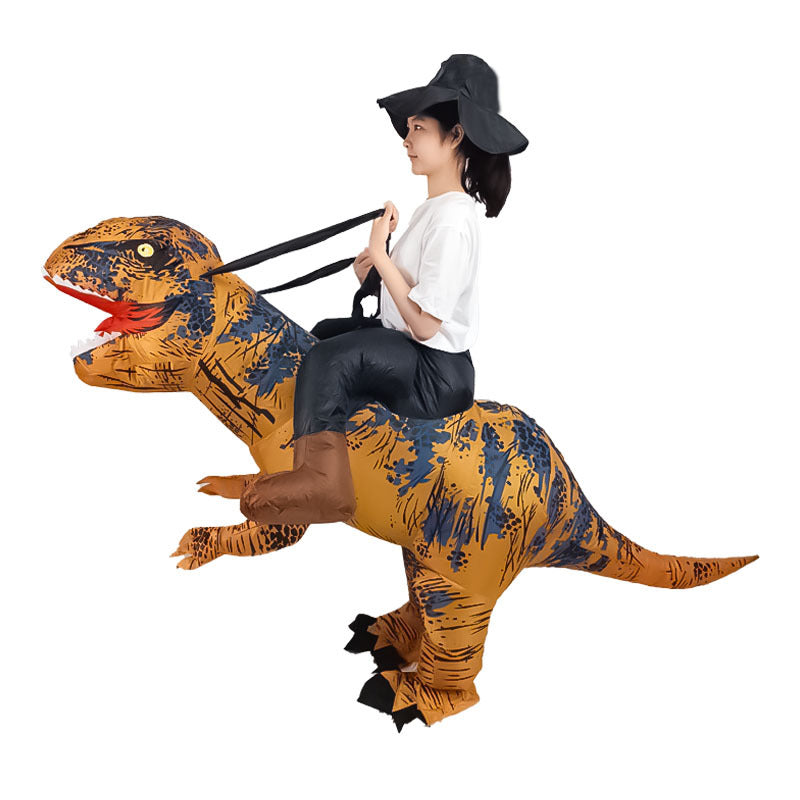 Amazon funny children dinosaur celebration doll makeup props Halloween Tyrannosaurus inflatable costume costume