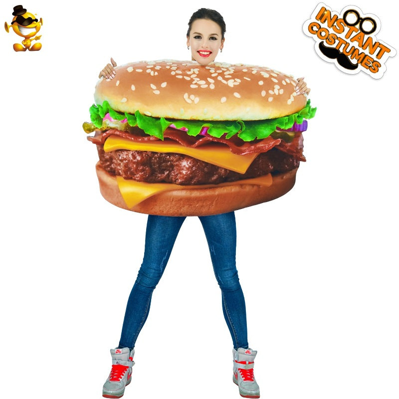 Adult French fries performance props costume Halloween Masquerade cosplay French fries cosplay costume