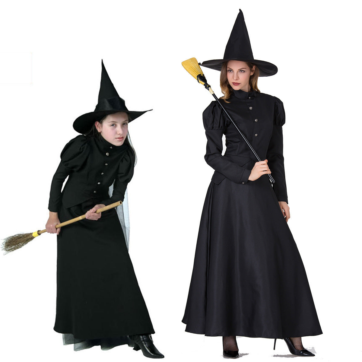 Halloween costume parent-child costume witch witch costume character cosplay clothes cos masquerade stage costume