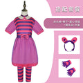 Halloween children's costume Alice in Wonderland cosplay cos costume Cheshire cat costumes