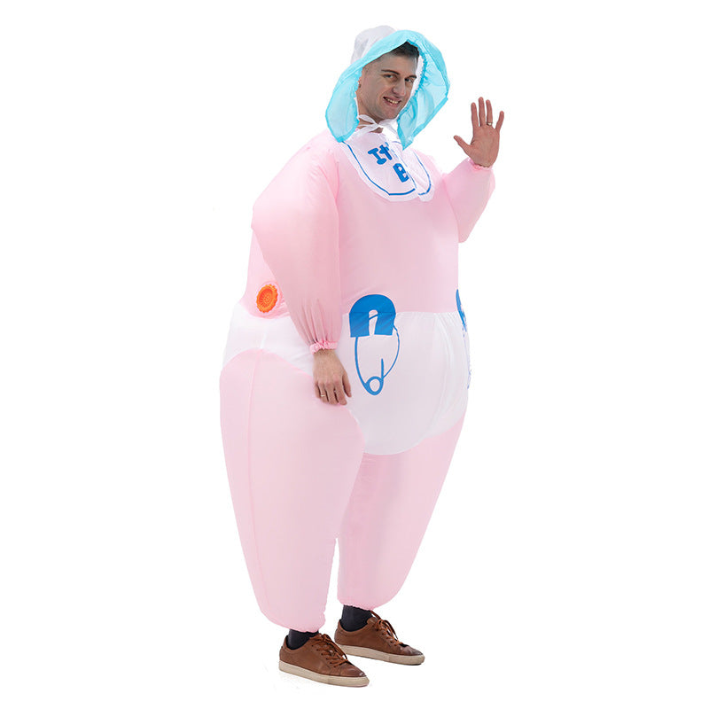 Stage dress up performance costume cute baby inflatable clothing Cartoon Doll role play baby Funny inflatable clothing