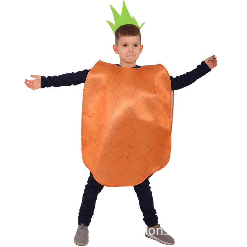Children's Day performance costume vegetables and fruits children's cos costume role playing kindergarten costumes