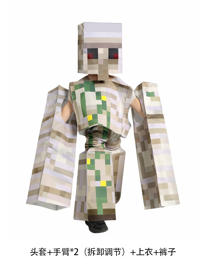 My World movie MC Halloween costume children's costume cos performance wear