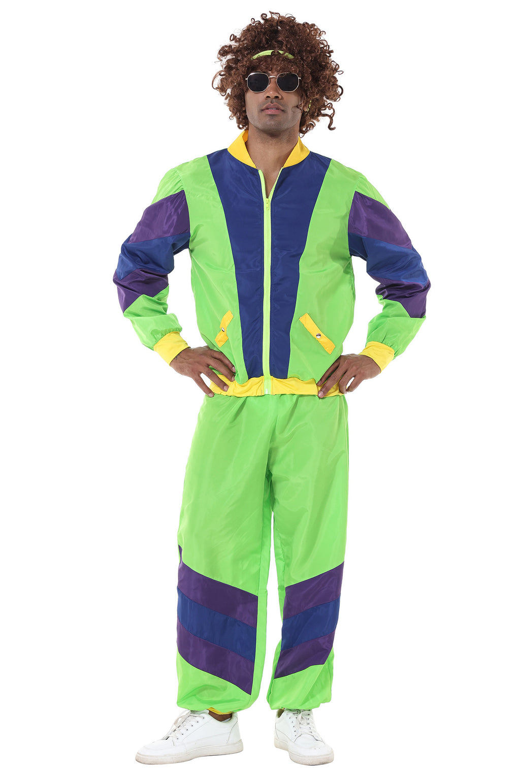 disco costume disco Amazon adult men's and women's performance costume hippie rock dance sports hip-hop costume