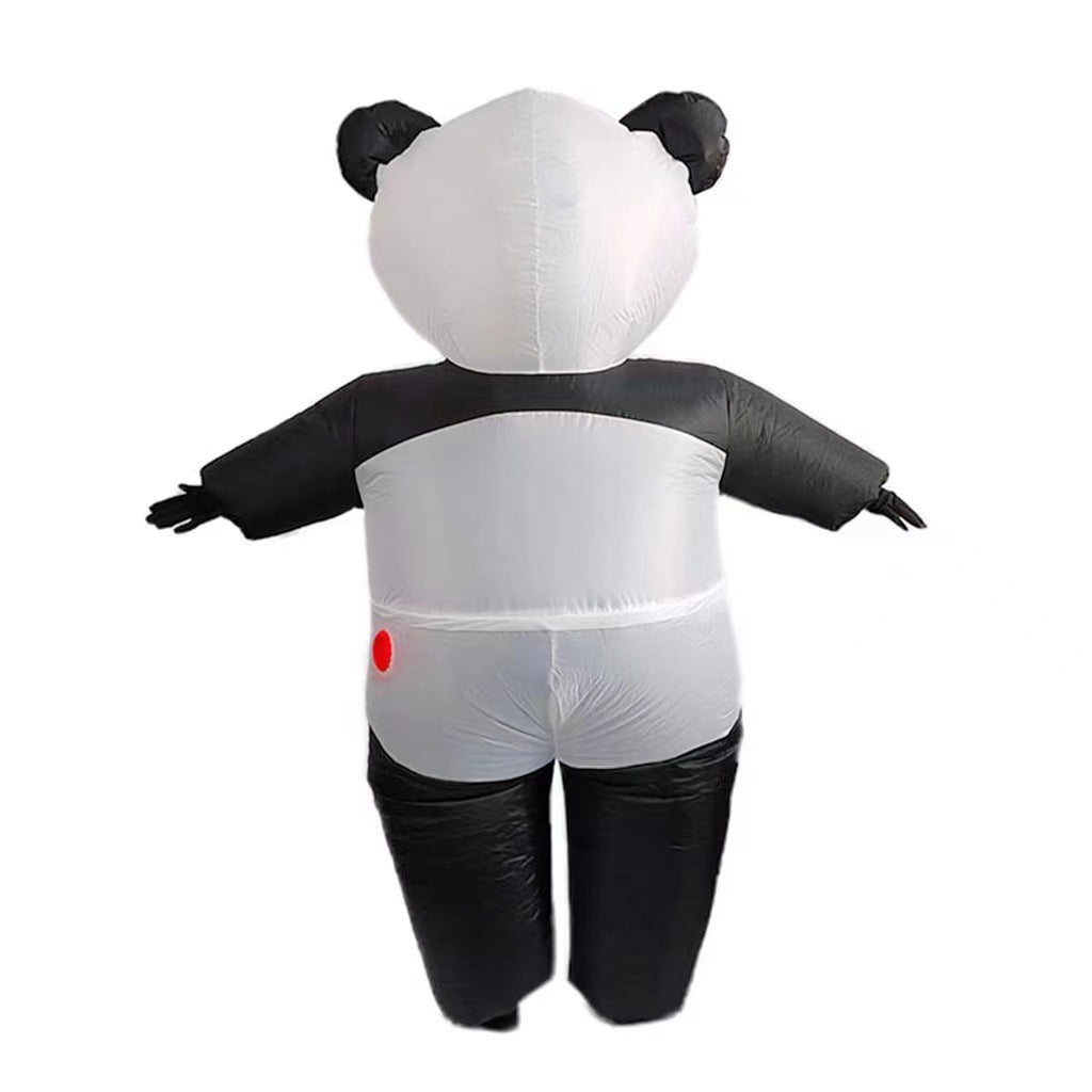Exclusive for cross-border panda inflatable costume parent-child game role play full body Cartoon Doll panda inflatable costume