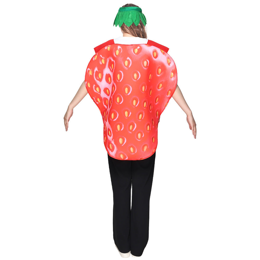 Halloween new party costume fun fruit series role play adult strawberry cosplay costume