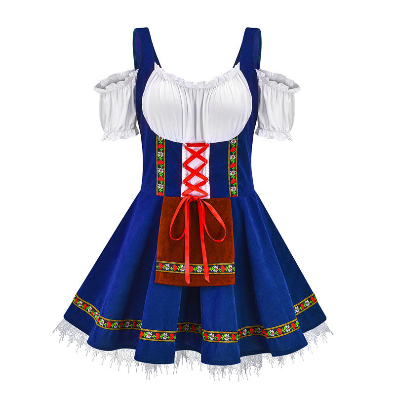 Germany Munich plus-sized beer costume Halloween bar girl dress stage costume maid costume
