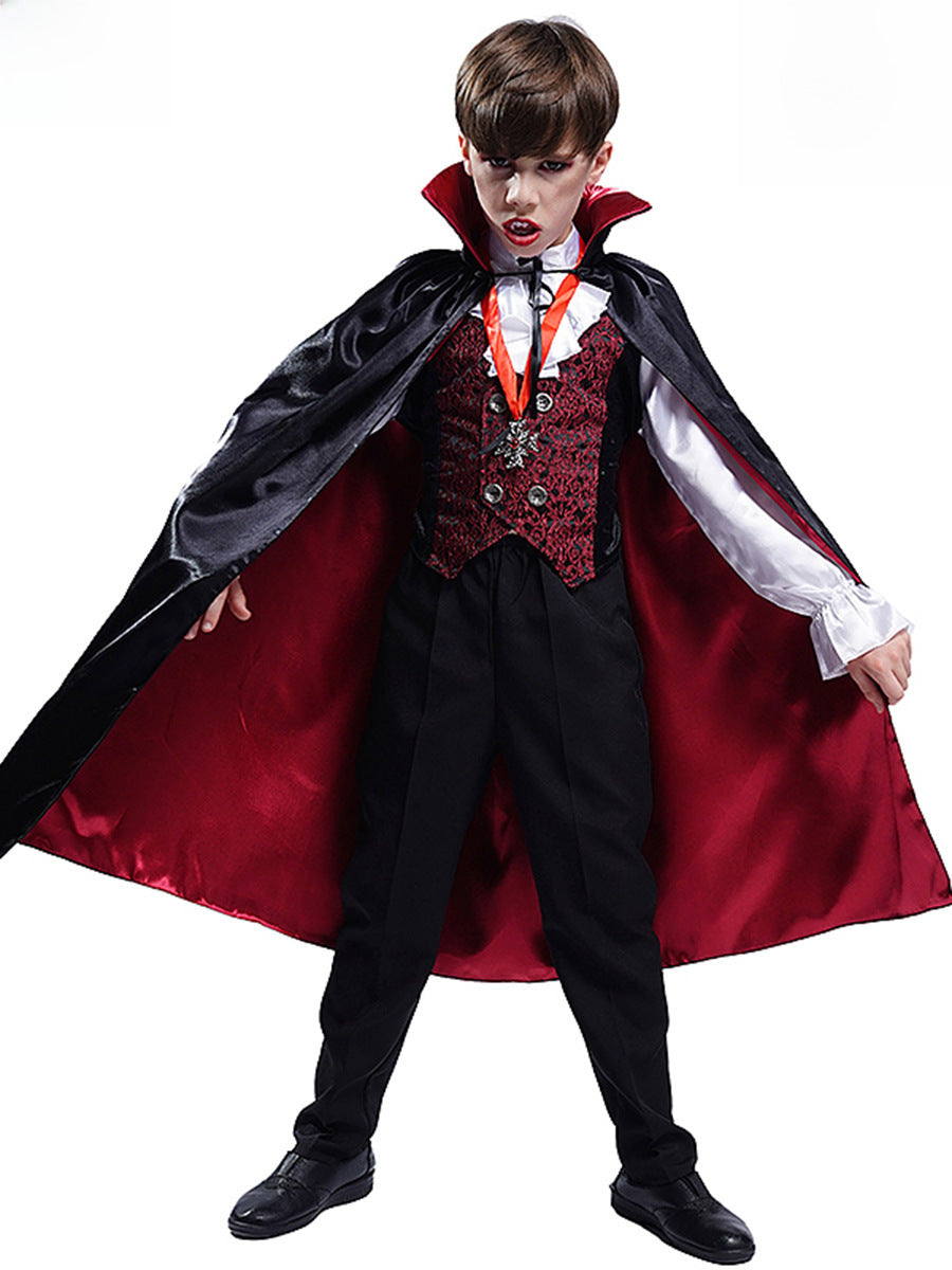Halloween boy's vampire costume little boy boy vampire role play costumes