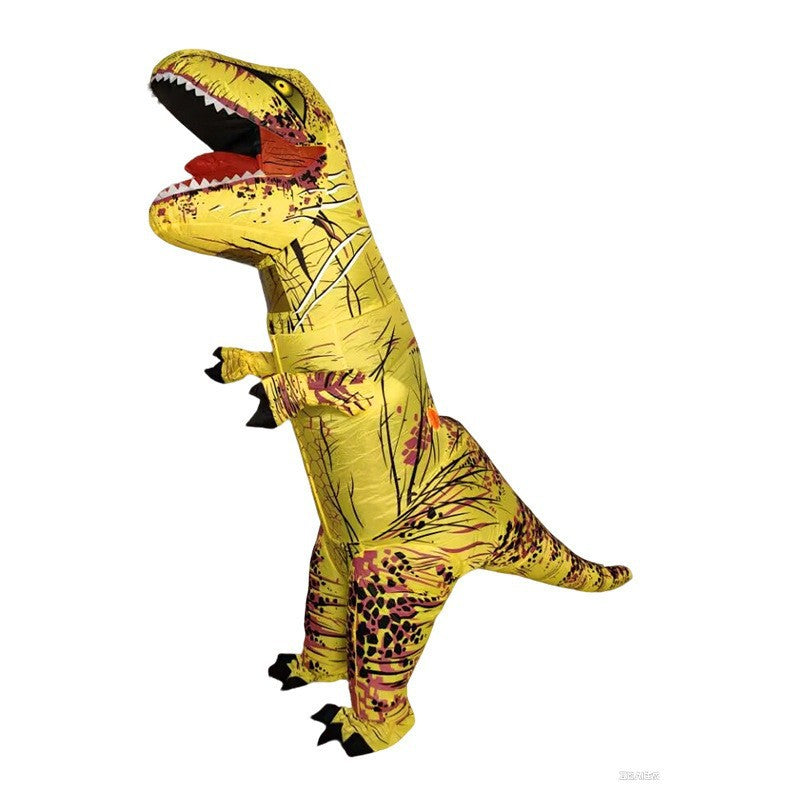 Amazon funny children dinosaur celebration doll makeup props Halloween Tyrannosaurus inflatable costume costume
