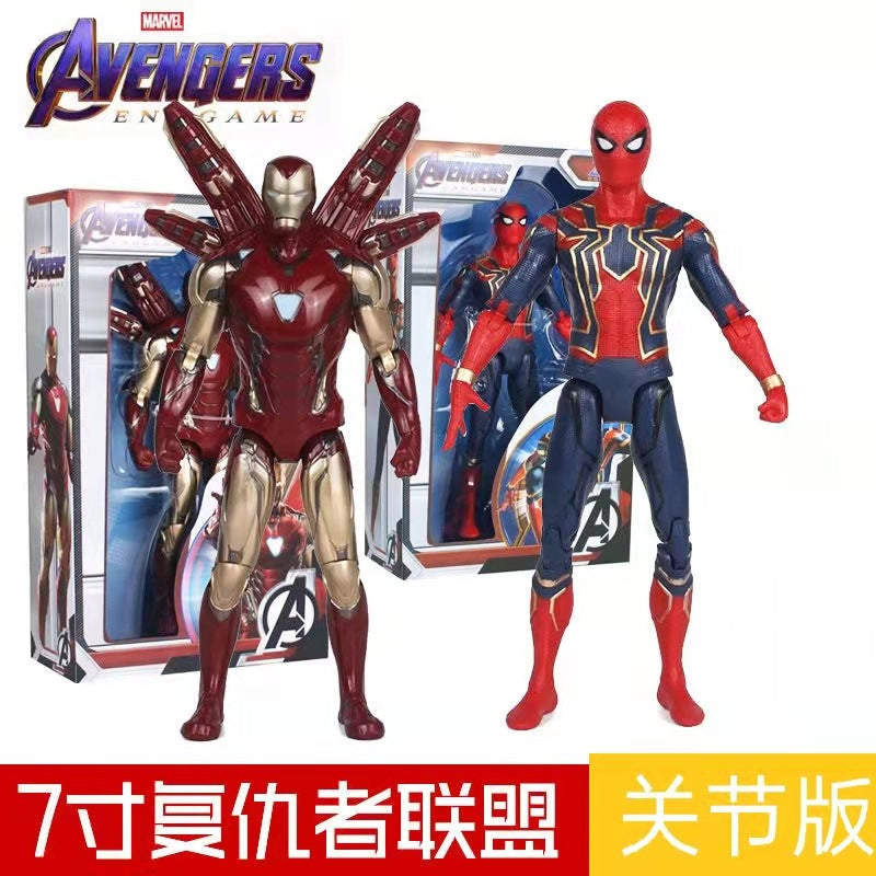 Zhongdong genuine Marvel Avengers steel war machine Iron Man Spider-Man multi-joint hand model
