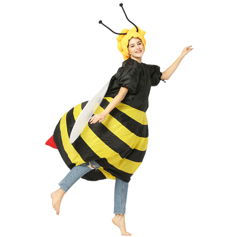 Bee inflatable costume bumblebee animal cartoon Halloween annual meeting funny school bar TikTok performance props
