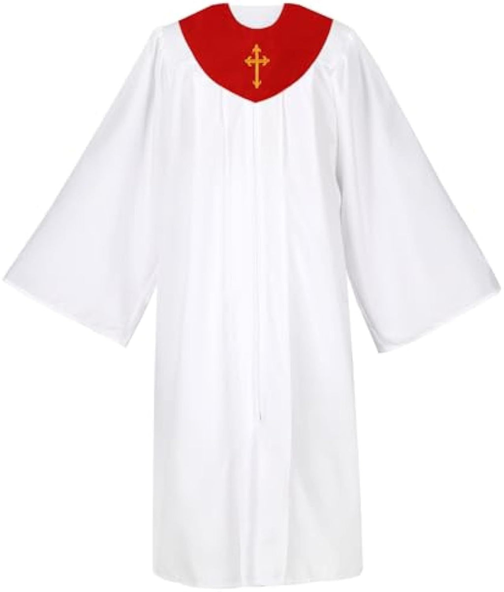 Amazon clergy costume priest cos costume baptism robe men and women priest costume choir costumes