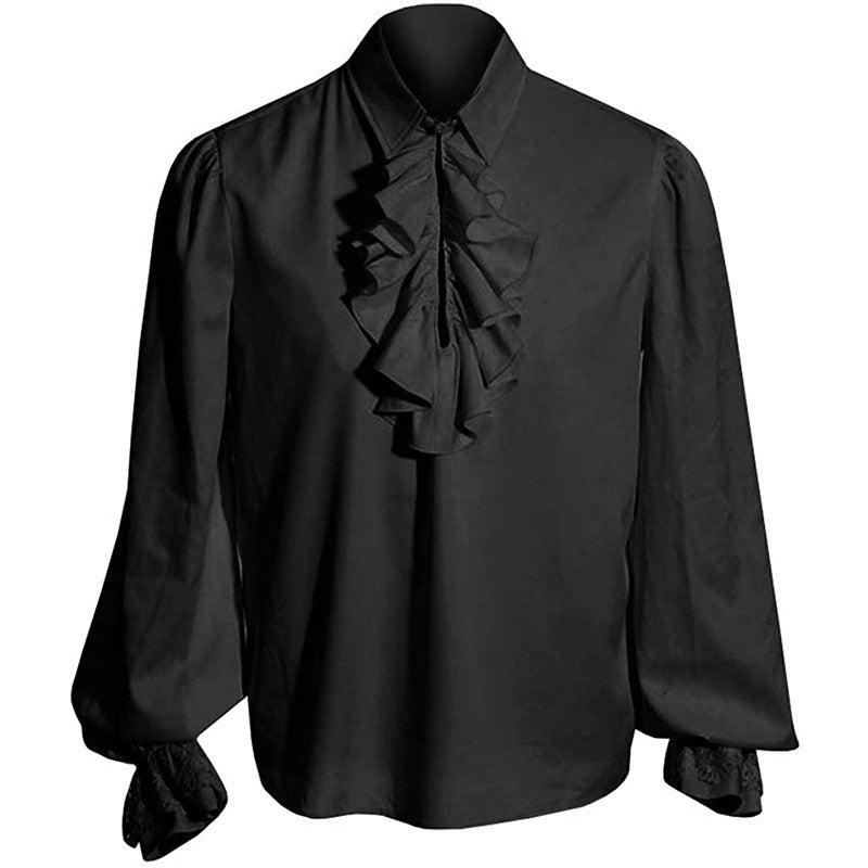 Medieval costume Halloween costume vampire cos Renaissance steampunk ruffle