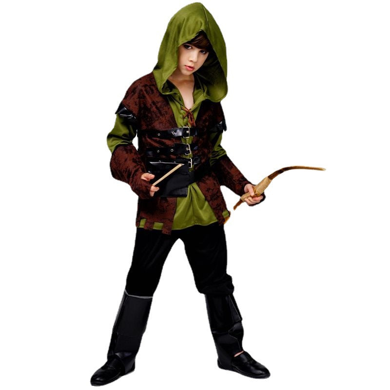 Boy's Halloween Grand theft swordsman costume party boy Hunter Hunter costume carnival costume