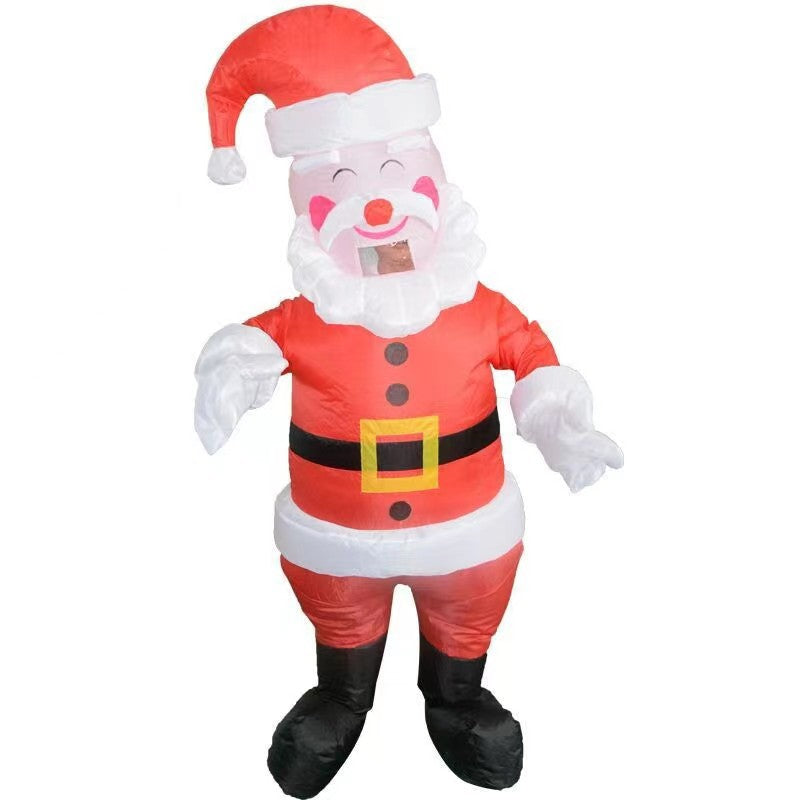 Christmas festival supplies Santa Claus inflatable clothing family funny doll props dress-up costume performance costume