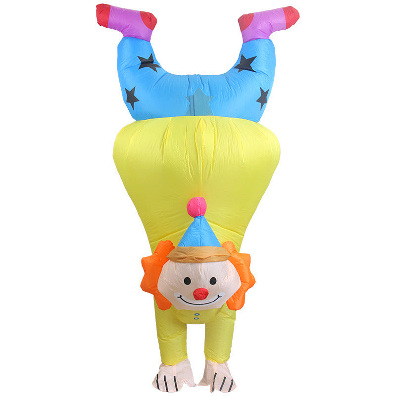 Cross-border Halloween performance inflatable costume American team clown party performance costume performance activity inflatable costume