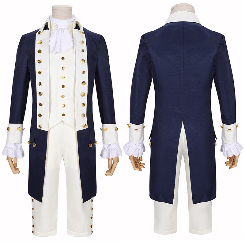 Halloween carnival cosplay Medieval Prince costume Alexander Hamilton rock costume