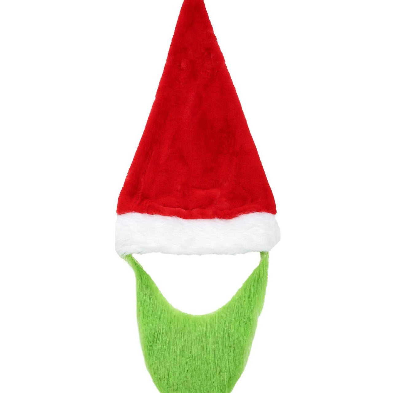 Dr. Seuss' How the Grinch Stole Christmas Grinch beard hat Gloves mask green fur monster head cover green beard Christmas clothing clothes