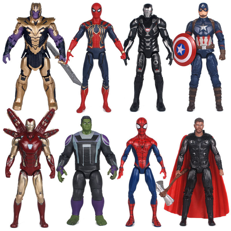 Marvel Avengers 7-inch movable children's toy PVC Marvel model gift Marvel superhero