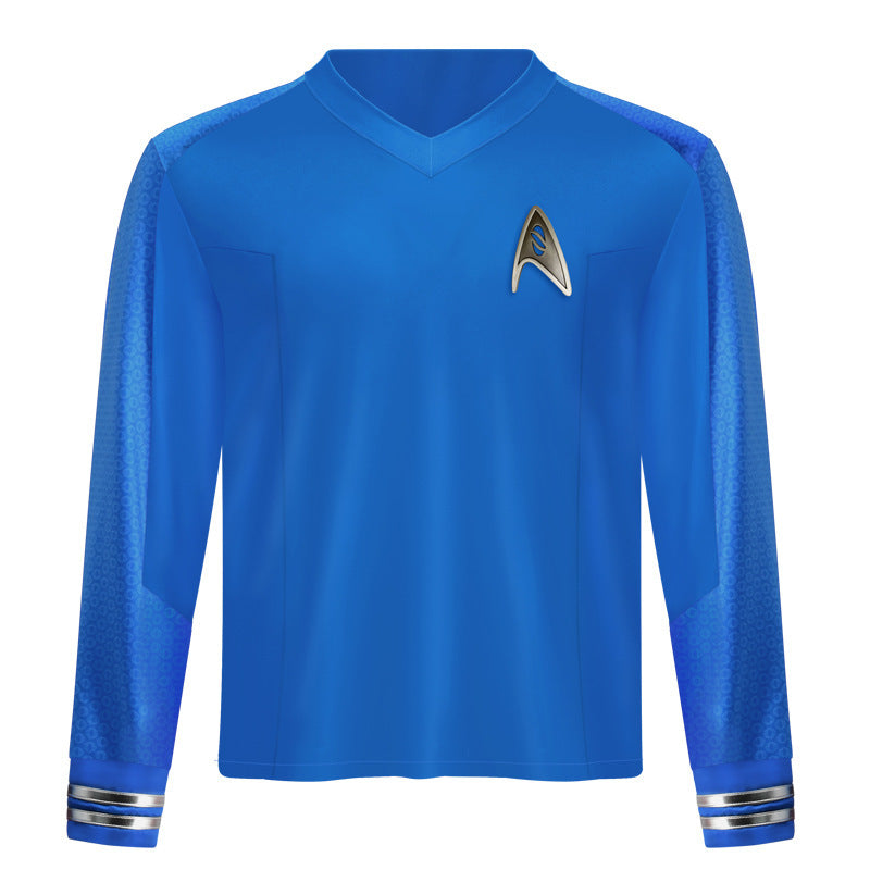 Star Trek cos costume bizarre new world yellow uniform cosplay cosplay Halloween performance costume