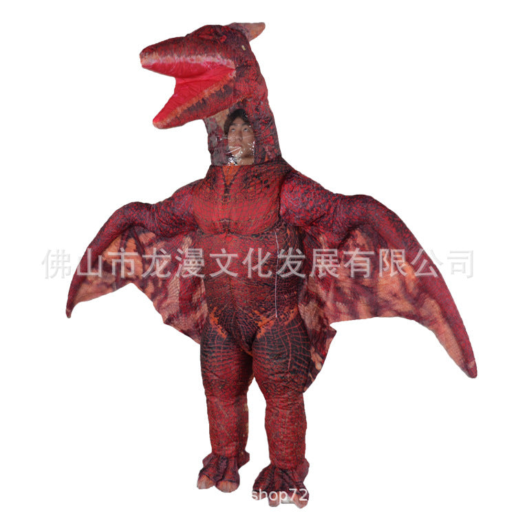 Halloween funny inflatable dinosaur-like clothing cosplay adult Tyrannosaurus doll clothing Triceratops inflatable costume