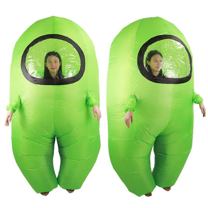 Cross-border amongus clothing multi-color spaceman inflatable clothing anime game doll little celebrity costume role play