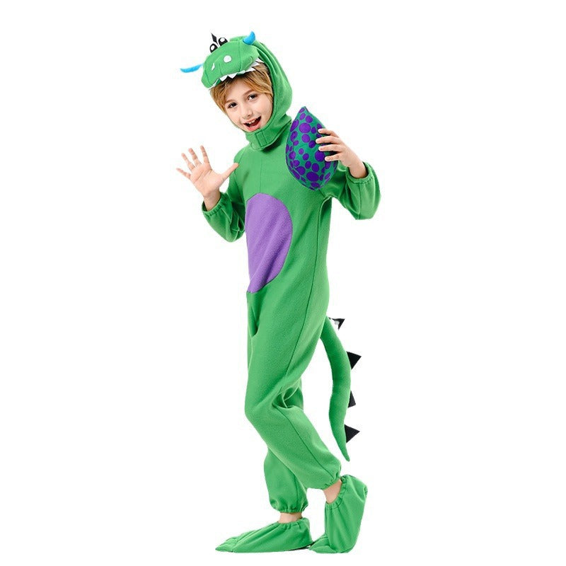 Cross-border Halloween children dinosaur costume cartoon animal dinosaur one-piece costume party stage costume
