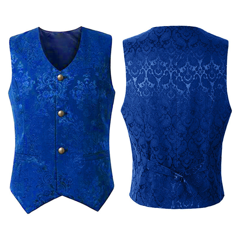 Mantianyu Amazon wish New Men's medieval costume retro men short vest Halloween costume