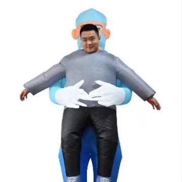 Cross-border Halloween performance inflatable costume American team clown party performance costume performance activity inflatable costume