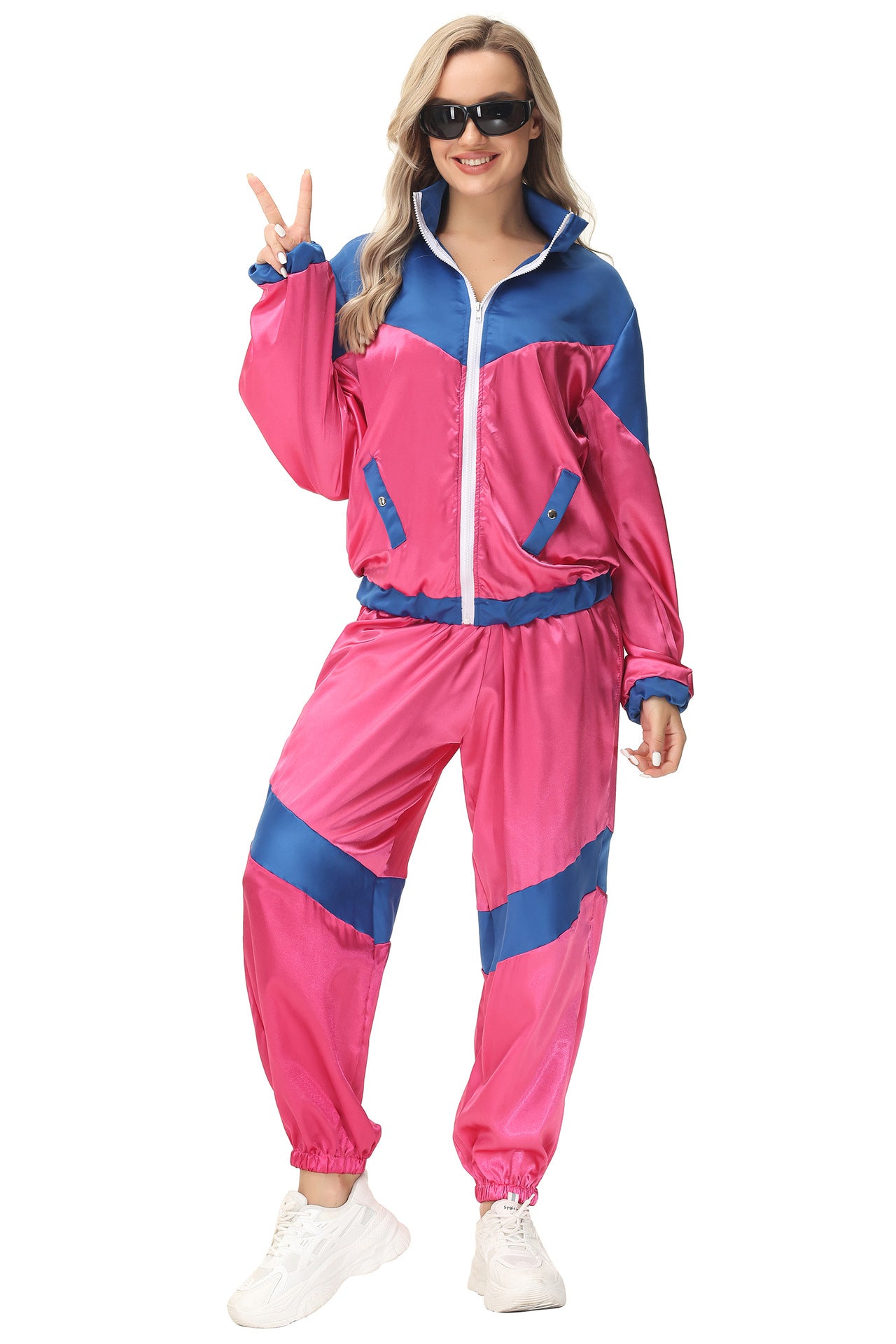 disco costume disco Amazon adult men's and women's performance costume hippie rock dance sports hip-hop costume