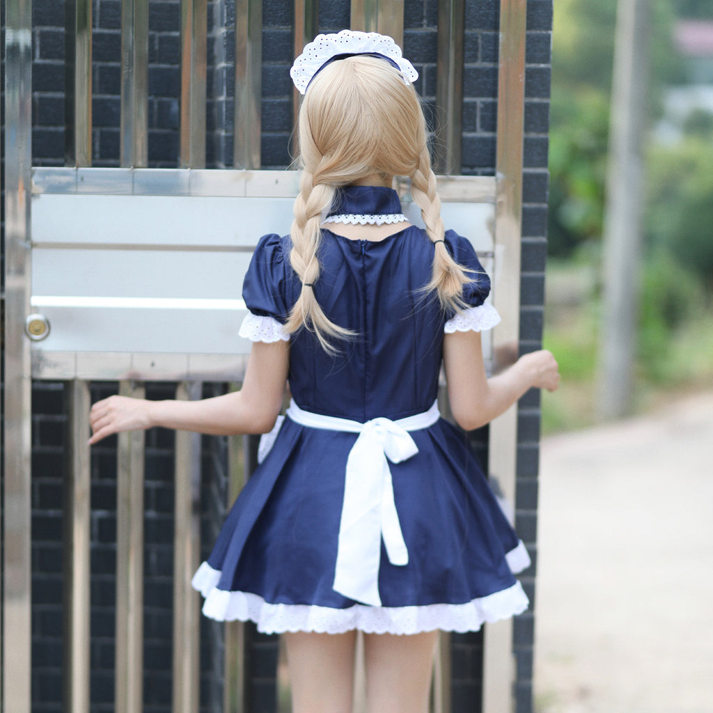 Original akihara Japanese cute maid cloth classic maid costume COSPLAY performance costume Halloween costume