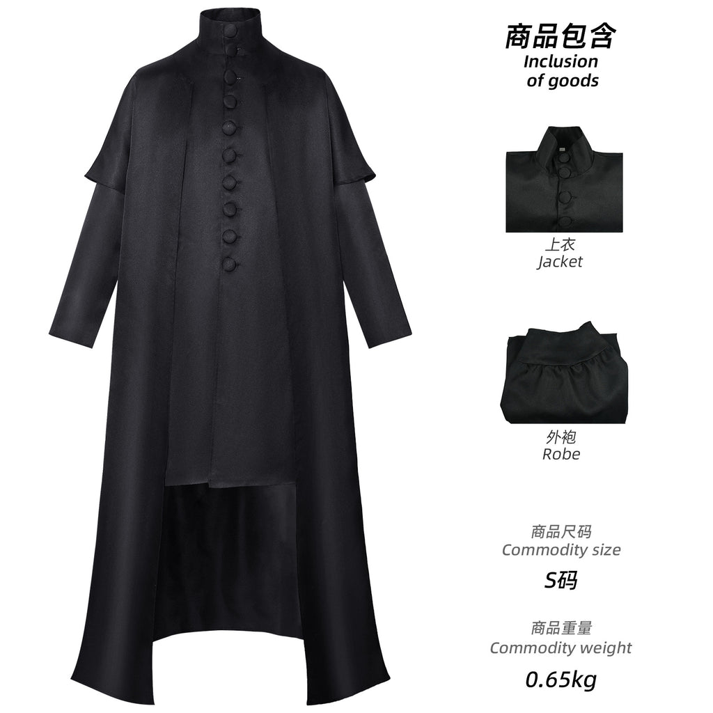 Halloween cos clothing costume Professor SNEP cosplay costume outerwear gown costumes