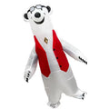 Cross-border hot sale inflatable costume Christmas festival party performance atmosphere props cartoon polar bear inflatable costume