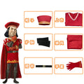 Monster Shrek 4D MAXIM'S Lord farquaid cos costume Halloween cosplay costume