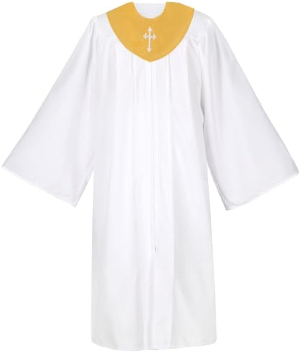Amazon clergy costume priest cos costume baptism robe men and women priest costume choir costumes