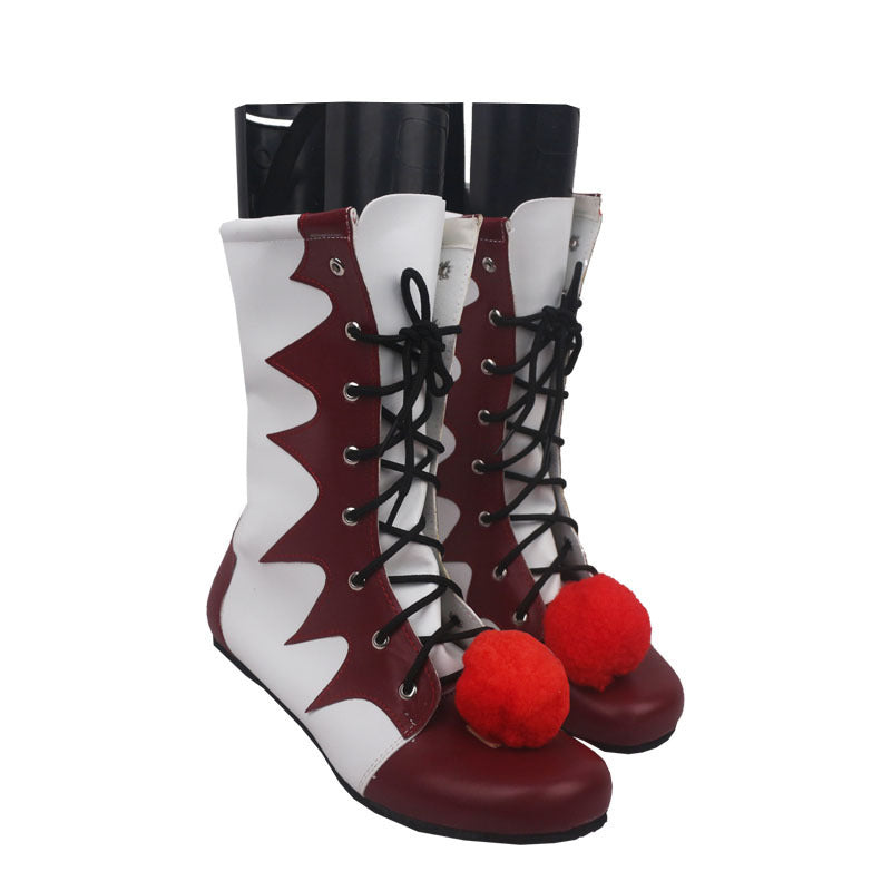 Pennywise Halloween horror clown cosplay shoes