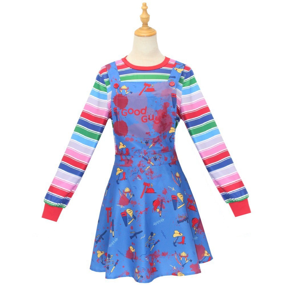 Chucky Season 2 cosplay costume denim overalls