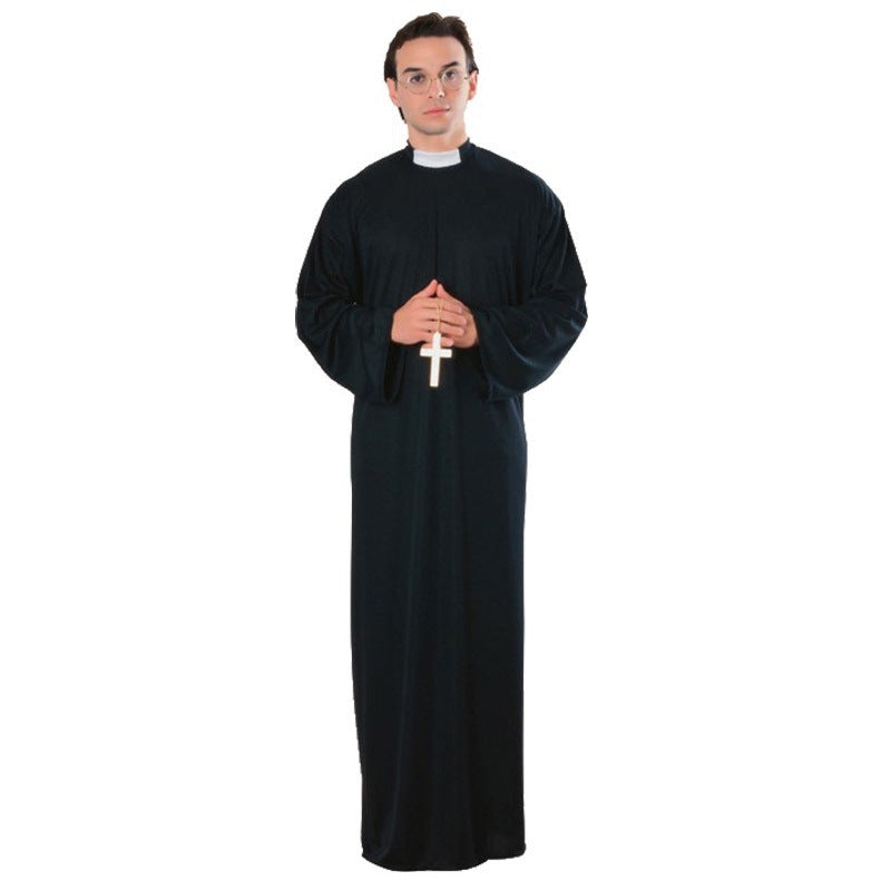 Halloween priest costume masquerade Maria missionary Jesus male missionary priest costume