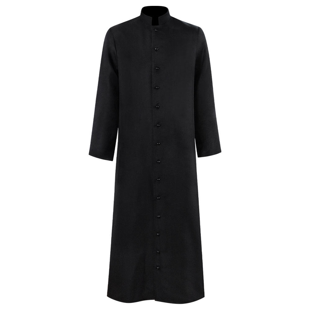 Halloween cosplay costume medieval friar Robe wizard costume clerical dress Church priest cos costume